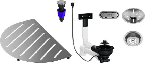 BLANCO 527993 Příslušenství dřezu Oovalon Components - nerez kartáčovaná