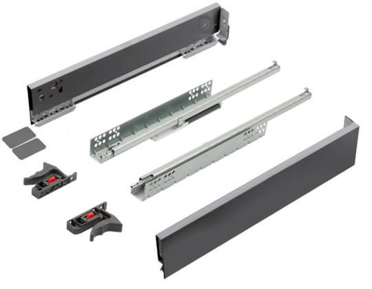 K-StrongMax Uni 18 zásuvka H89/350mm, šedá