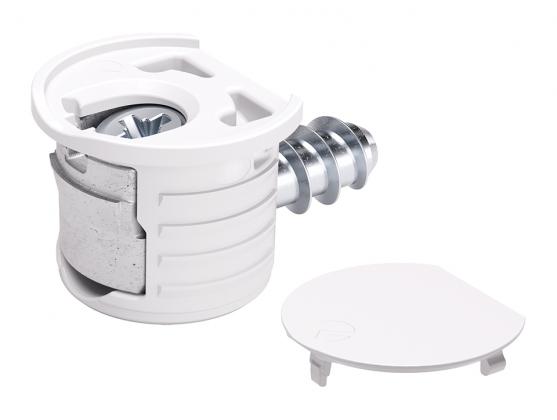 IF KORE 15 spojovací kování, eurošroub 5x11 mm, krytka bílá