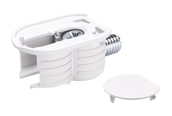 IF KORE 15 spojovací kování dvojité, M6x8 mm , krytka bílá