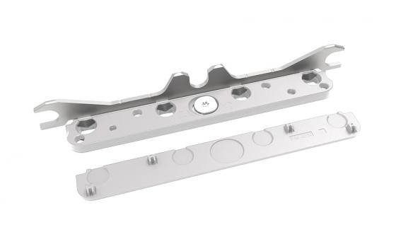 KES 272443 FREEslim Flap čelní příchyt, vrut, bílá