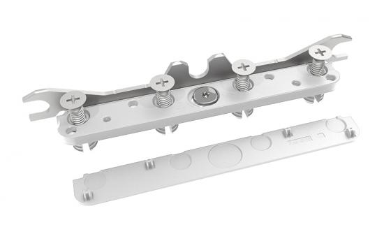 KES 272444 FREEslim Flap čelní příchyt, hmoždinka, bílá