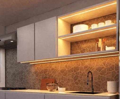 K-StrongLumio LED COB 24V 12W/m teplá, Surface stříbrná, krytka průsvitná, 2m