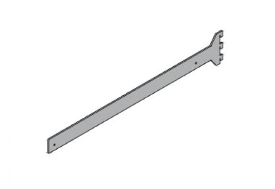 VERTIKO držák police 300x18mm tmavě hnědá