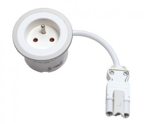 BACHMANN 926.302 PIX 1x230V, bílá 0,2m kabel