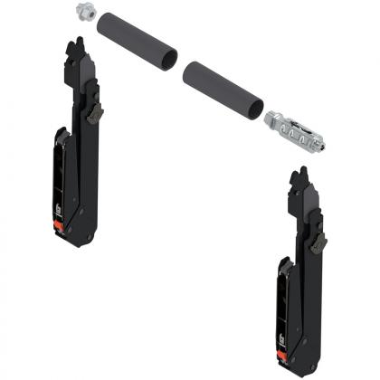 BLUM 22L3500 Aventos HL Top ramena - 340-389mm, Eclipse černá