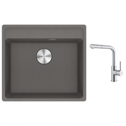FRANKE Set G298ŠK MRG 610-52 RTL šedý kámen + FC 6986 celonerez