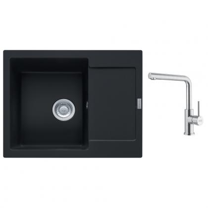 FRANKE Set G299MČ MRG 611-62 černá matná + FC 6985 celonerez
