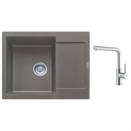 FRANKE Set G299ŠK MRG 611-62 šedý kámen + FC 6985 celonerez