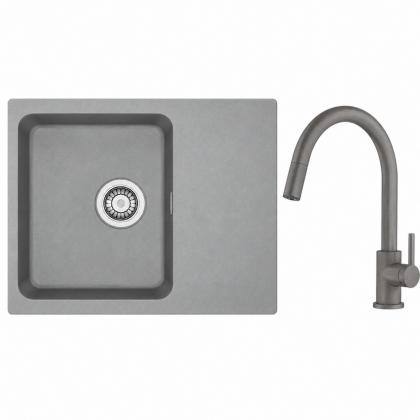 FRANKE Set T127Š OID 611-78 šedá + FC 6051 šedý kámen