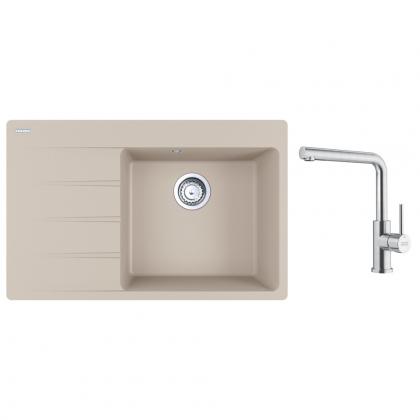 FRANKE Set G287SA CNG 611-78 TL/7 sahara + FC 6985 celonerez