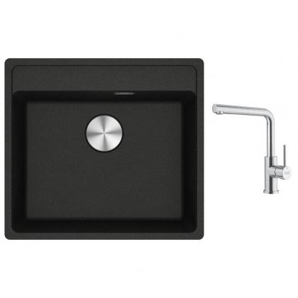 FRANKE Set G297O MRG 610-52 RTL onyx + FC 6985 celonerez