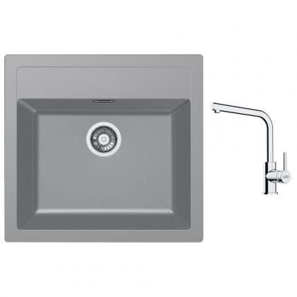 FRANKE Set T114Š SID 610 šedá + FS 3230.031 chrom