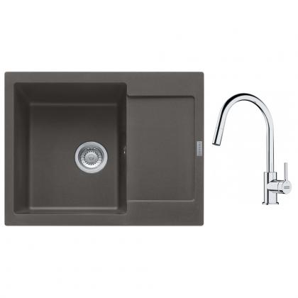 FRANKE Set G256ŠB MRG 611-62 šedá břidlice + FS 3229.031 chrom