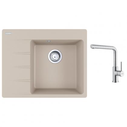 FRANKE Set G281SA CNG 611-62 TL/7 sahara + FC 6985 celonerez