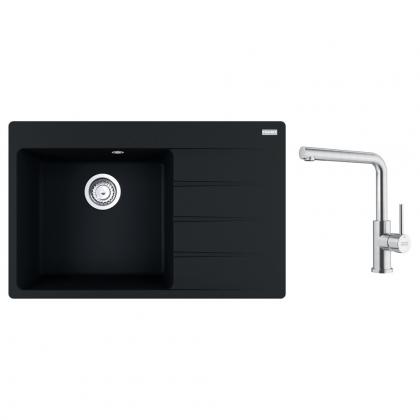 FRANKE Set G288O CNG 611-78 TL/2 onyx + FC 6985 celonerez