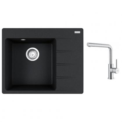 FRANKE Set G282O CNG 611-62 TL/2 onyx + FC 6985 celonerez