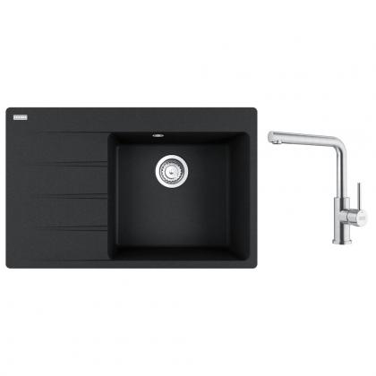 FRANKE Set G287O CNG 611-78 TL/7 onyx + FC 6985 celonerez