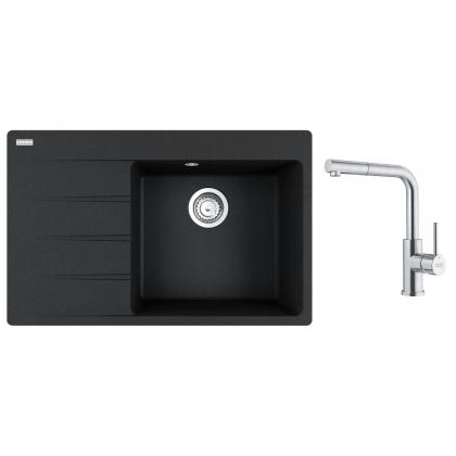 FRANKE Set G289O CNG 611-78 TL/7 onyx + FC 6986 celonerez