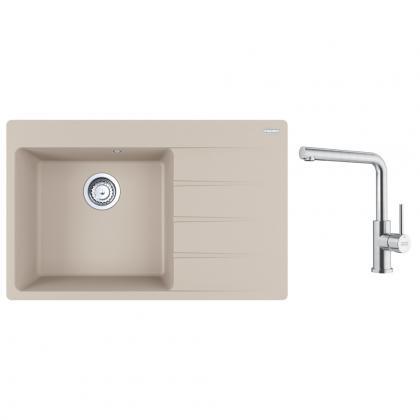 FRANKE Set G288SA CNG 611-78 TL/2 sahara + FC 6985 celonerez