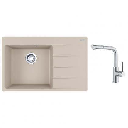 FRANKE Set G290SA CNG 611-78 TL/2 sahara + FC 6986 celonerez