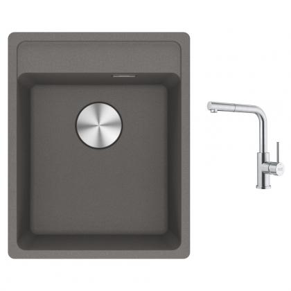 FRANKE Set G295ŠK MRG 610-37 RTL šedý kámen + FC 6986 celonerez
