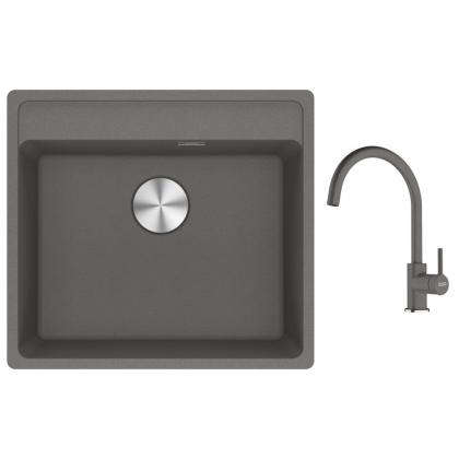 FRANKE Set G274ŠK MRG 610-52 RTL šedý kámen + FC 6018.084 šedý kámen