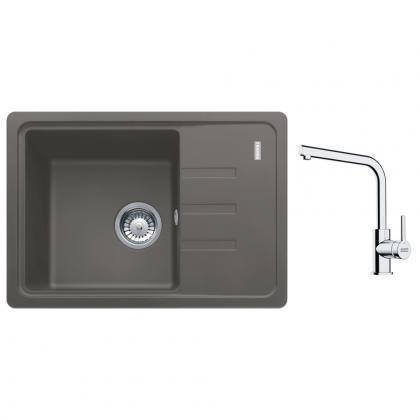FRANKE Set G266ŠK BSG 611-62 šedý kámen + FS 3230.031 chrom
