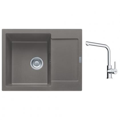 FRANKE Set G257ŠK MRG 611-62 šedý kámen + FS 3230.031 chrom
