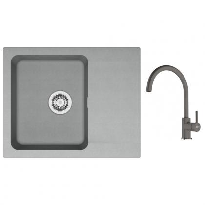 FRANKE Set T118Š OID 611-62 šedá + FC 6018.084 šedý kámen