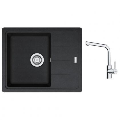 FRANKE Set G262O BFG 611-62 onyx + FS 3230.031 chrom