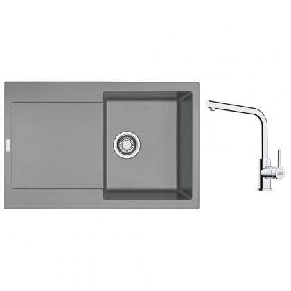 FRANKE Set G259ŠK MRG 611 šedý kámen + FS 3230.031 chrom