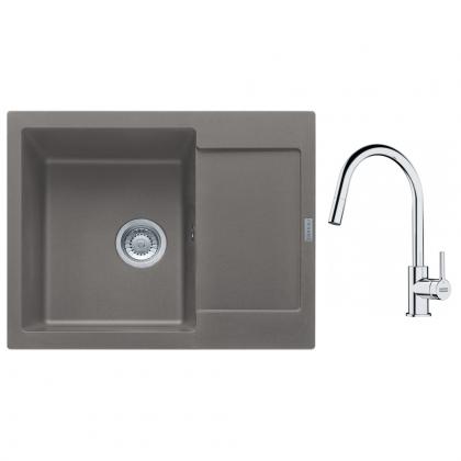 FRANKE Set G256ŠK MRG 611-62 šedý kámen + FS 3229.031 chrom