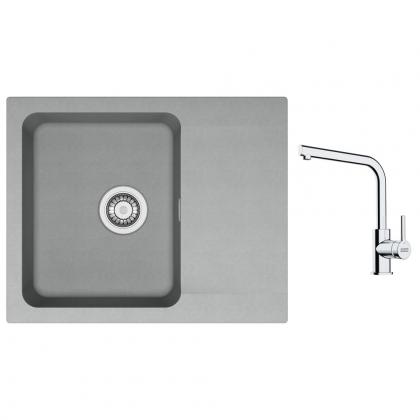 FRANKE Set T110Š OID 611-62 šedá + FS 3230.031 chrom
