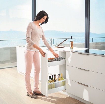 K-BLUM Space Twin Antaro, úzké skříňky, bílá