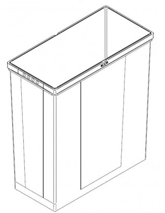 GOLLINUCCI Příslušenství náhradní koš pro Concept 560 1x42l šedá