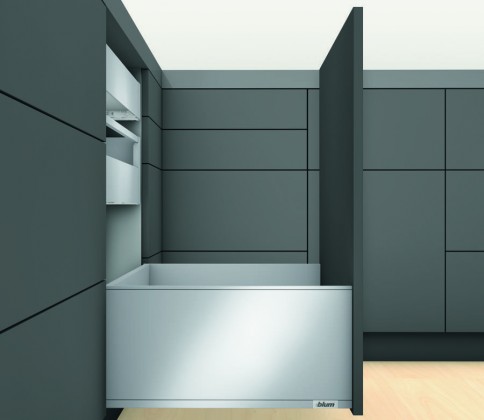 BLUM 770F6002S Legrabox, bočnice F 600mm, šedá