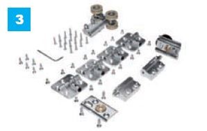 SEVROLL 10084-SV sada kování ZSE-18 U Plus