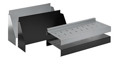 HETTICH 9105181 Police na šanony a přepážka, 730 mm, černá