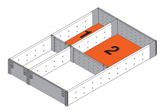 BLUM ZHI.437FI3 Orga Line rozdělovník Tandem 500
