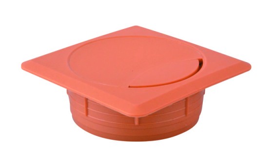 STRONG Průchodka kabelová 60 mm čtvercová buk