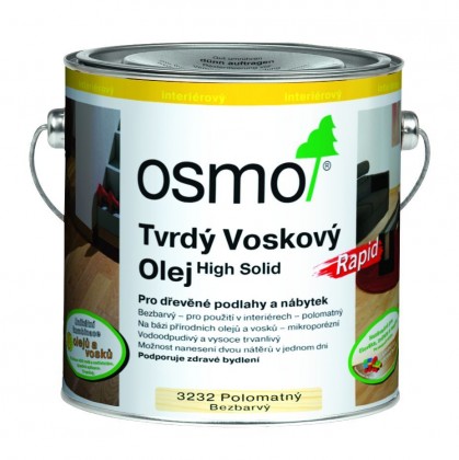 OSMO 3262 Tvrdý voskový olej Rapid mat 2,5