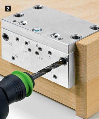 HETTICH 44777 Šablona BlueJig Quadro EB20