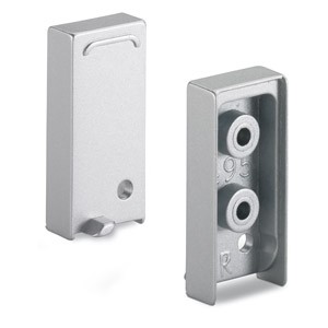 HETTICH 115028 Úchytka CAPRIS koncovky L+P eloxovaný hliník