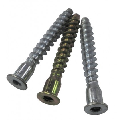 StrongFix Konfirmát 7/50mm drážky zinek bílý