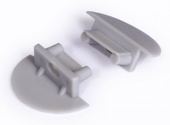 StrongLumio koncovky k profilu Begtin 12, šedá (pár)