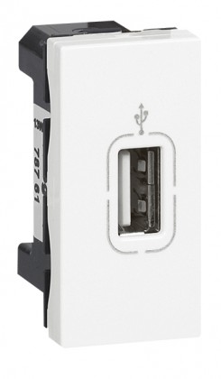 LEGRAND Pop-up díl USB 1 modul bílá 78761
