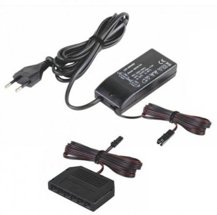 Napájecí zdroj 12V 12W s rozvaděčem Mini 6 vývodů