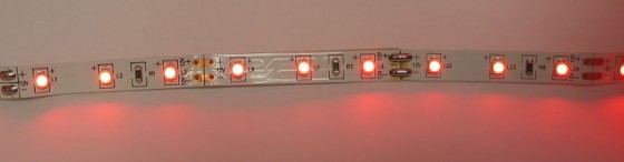 SAL LED pásek 4,8W/m 12V 8mm červená