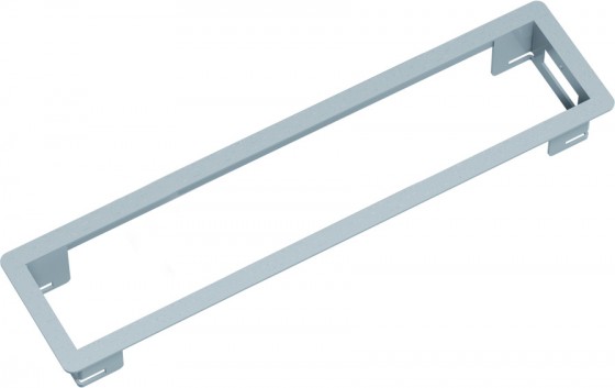 BACHMANN 317.006 rámeček Power Frame, 4x, stříbrně šedá, podobná RAL9006